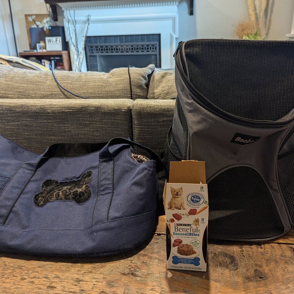 Two Small Dog Carrying Bags